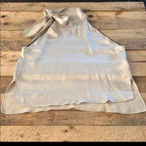 NWOT Zara Chic Bow Tie Blouse